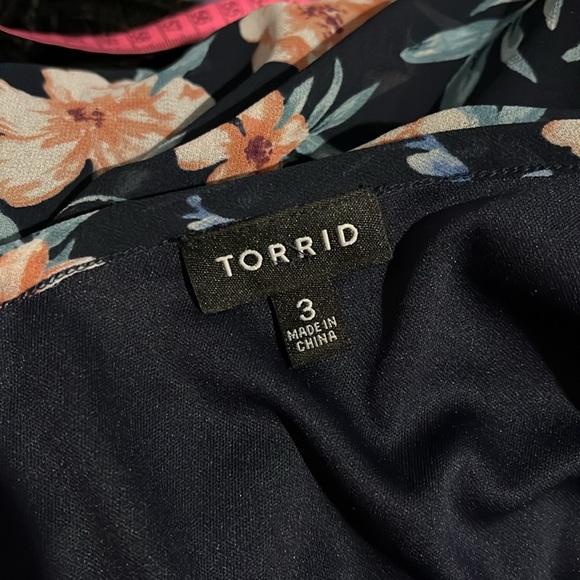 Torrid Sz 3 3X sleeveless floral dress 640 - Picture 5 of 5